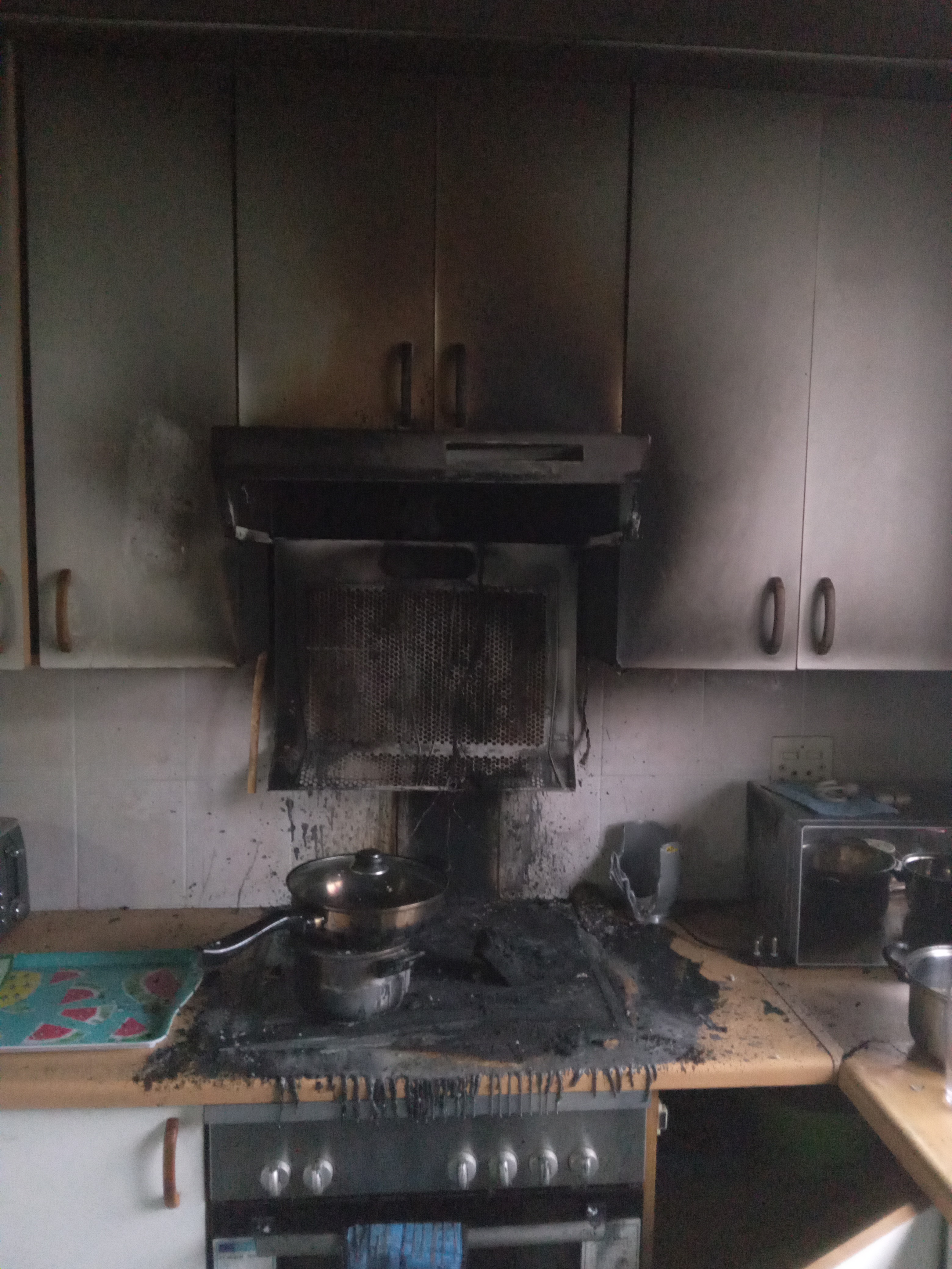 Photo of fire damage