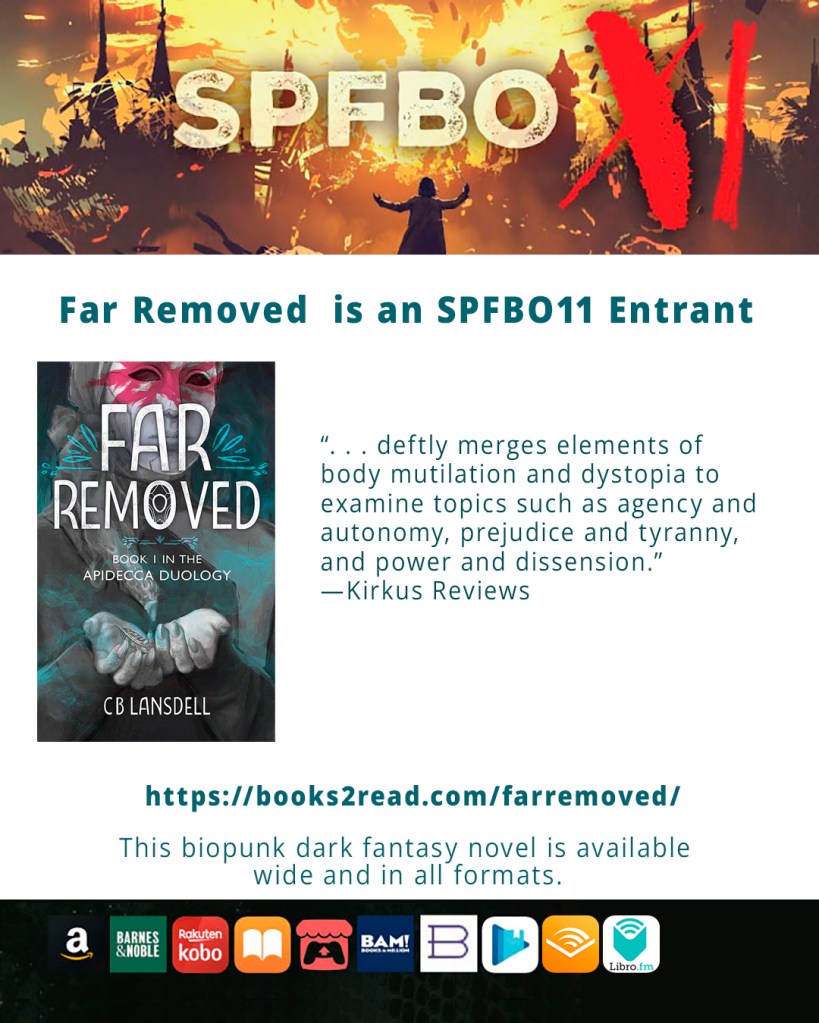 Far Removed is a SPFBO XI entrant.
